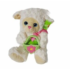 Hug Fun Fluffy Cuddly Plush lamb 11" *